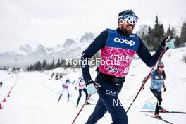 08.02.2024, Canmore, Canada (CAN): Francesco De Fabiani (ITA) - FIS world cup cross-country, training, Canmore (CAN). www.nordicfocus.com. © Modica/NordicFocus. Every downloaded picture is fee-liable.
