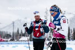 08.02.2024, Canmore, Canada (CAN): Anne Kyllonen (FIN) - FIS world cup cross-country, training, Canmore (CAN). www.nordicfocus.com. © Modica/NordicFocus. Every downloaded picture is fee-liable.