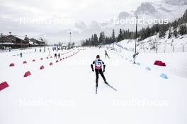 08.02.2024, Canmore, Canada (CAN): Antoine Cyr (CAN) - FIS world cup cross-country, training, Canmore (CAN). www.nordicfocus.com. © Modica/NordicFocus. Every downloaded picture is fee-liable.