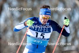 18.02.2024, Minneapolis, United States of America (USA): Alvar Johannes Alev (EST) - FIS world cup cross-country, 10km, Minneapolis (USA). www.nordicfocus.com. © Modica/NordicFocus. Every downloaded picture is fee-liable.