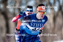 18.02.2024, Minneapolis, United States of America (USA): Andrew Musgrave (GBR) - FIS world cup cross-country, 10km, Minneapolis (USA). www.nordicfocus.com. © Modica/NordicFocus. Every downloaded picture is fee-liable.