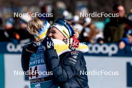 18.02.2024, Minneapolis, United States of America (USA): Frida Karlsson (SWE), Jonna Sundling (SWE), (l-r)  - FIS world cup cross-country, 10km, Minneapolis (USA). www.nordicfocus.com. © Modica/NordicFocus. Every downloaded picture is fee-liable.