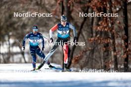 18.02.2024, Minneapolis, United States of America (USA): Derek Deuling (CAN) - FIS world cup cross-country, 10km, Minneapolis (USA). www.nordicfocus.com. © Modica/NordicFocus. Every downloaded picture is fee-liable.