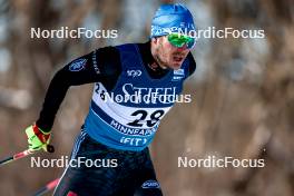 18.02.2024, Minneapolis, United States of America (USA): Lucas Boegl (GER) - FIS world cup cross-country, 10km, Minneapolis (USA). www.nordicfocus.com. © Modica/NordicFocus. Every downloaded picture is fee-liable.