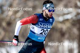 18.02.2024, Minneapolis, United States of America (USA): Olivier Leveille (CAN) - FIS world cup cross-country, 10km, Minneapolis (USA). www.nordicfocus.com. © Modica/NordicFocus. Every downloaded picture is fee-liable.