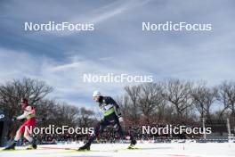 17.02.2024, Minneapolis, United States of America (USA): Lucas Chanavat (FRA), Janik Riebli (SUI), (l-r)  - FIS world cup cross-country, individual sprint, Minneapolis (USA). www.nordicfocus.com. © Modica/NordicFocus. Every downloaded picture is fee-liable.