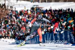 17.02.2024, Minneapolis, United States of America (USA): Amelia Wells (CAN) - FIS world cup cross-country, individual sprint, Minneapolis (USA). www.nordicfocus.com. © Modica/NordicFocus. Every downloaded picture is fee-liable.