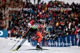 17.02.2024, Minneapolis, United States of America (USA): Leo Grandbois (CAN) - FIS world cup cross-country, individual sprint, Minneapolis (USA). www.nordicfocus.com. © Modica/NordicFocus. Every downloaded picture is fee-liable.