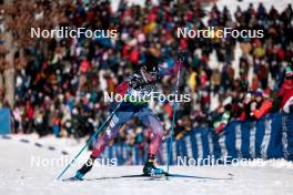 17.02.2024, Minneapolis, United States of America (USA): Jack Young (USA) - FIS world cup cross-country, individual sprint, Minneapolis (USA). www.nordicfocus.com. © Modica/NordicFocus. Every downloaded picture is fee-liable.