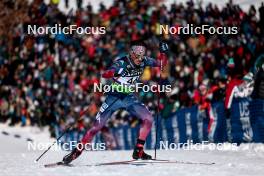 17.02.2024, Minneapolis, United States of America (USA): Will Koch (USA) - FIS world cup cross-country, individual sprint, Minneapolis (USA). www.nordicfocus.com. © Modica/NordicFocus. Every downloaded picture is fee-liable.
