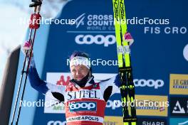 17.02.2024, Minneapolis, United States of America (USA): Linn Svahn (SWE) - FIS world cup cross-country, individual sprint, Minneapolis (USA). www.nordicfocus.com. © Modica/NordicFocus. Every downloaded picture is fee-liable.