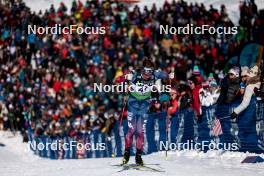 17.02.2024, Minneapolis, United States of America (USA): Luke Jager (USA) - FIS world cup cross-country, individual sprint, Minneapolis (USA). www.nordicfocus.com. © Modica/NordicFocus. Every downloaded picture is fee-liable.