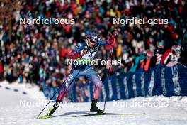 17.02.2024, Minneapolis, United States of America (USA): James Clinton Schoonmaker (USA) - FIS world cup cross-country, individual sprint, Minneapolis (USA). www.nordicfocus.com. © Modica/NordicFocus. Every downloaded picture is fee-liable.