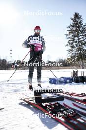 16.02.2024, Minneapolis, United States of America (USA): Beda Klee (SUI) - FIS world cup cross-country, training, Minneapolis (USA). www.nordicfocus.com. © Modica/NordicFocus. Every downloaded picture is fee-liable.