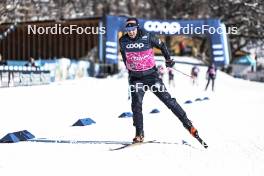 16.02.2024, Minneapolis, United States of America (USA): Federico Pellegrino (ITA) - FIS world cup cross-country, training, Minneapolis (USA). www.nordicfocus.com. © Modica/NordicFocus. Every downloaded picture is fee-liable.