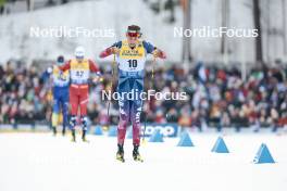 02.03.2024, Lahti, Finland (FIN): Luke Jager (USA) - FIS world cup cross-country, 20km, Lahti (FIN). www.nordicfocus.com. © Modica/NordicFocus. Every downloaded picture is fee-liable.