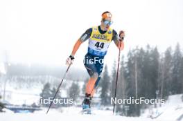 02.03.2024, Lahti, Finland (FIN): Andrew Musgrave (GBR) - FIS world cup cross-country, 20km, Lahti (FIN). www.nordicfocus.com. © Modica/NordicFocus. Every downloaded picture is fee-liable.