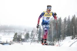 02.03.2024, Lahti, Finland (FIN): Scott Patterson (USA) - FIS world cup cross-country, 20km, Lahti (FIN). www.nordicfocus.com. © Modica/NordicFocus. Every downloaded picture is fee-liable.
