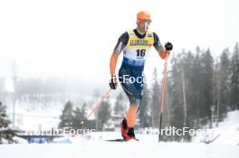 02.03.2024, Lahti, Finland (FIN): Andrew Young (GBR) - FIS world cup cross-country, 20km, Lahti (FIN). www.nordicfocus.com. © Modica/NordicFocus. Every downloaded picture is fee-liable.