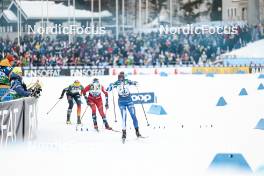 02.03.2024, Lahti, Finland (FIN): Lisa Lohmann (GER), Lotta Udnes Weng (NOR), Krista Parmakoski (FIN), (l-r)  - FIS world cup cross-country, 20km, Lahti (FIN). www.nordicfocus.com. © Modica/NordicFocus. Every downloaded picture is fee-liable.