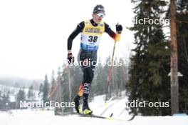 02.03.2024, Lahti, Finland (FIN): Friedrich Moch (GER) - FIS world cup cross-country, 20km, Lahti (FIN). www.nordicfocus.com. © Modica/NordicFocus. Every downloaded picture is fee-liable.