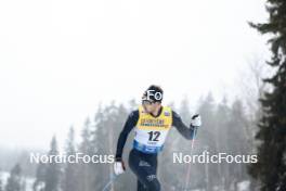 02.03.2024, Lahti, Finland (FIN): Paolo Ventura (ITA) - FIS world cup cross-country, 20km, Lahti (FIN). www.nordicfocus.com. © Modica/NordicFocus. Every downloaded picture is fee-liable.