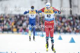 02.03.2024, Lahti, Finland (FIN): Martin Loewstroem Nyenget (NOR) - FIS world cup cross-country, 20km, Lahti (FIN). www.nordicfocus.com. © Modica/NordicFocus. Every downloaded picture is fee-liable.