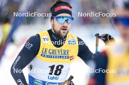 02.03.2024, Lahti, Finland (FIN): Simone Dapra (ITA) - FIS world cup cross-country, 20km, Lahti (FIN). www.nordicfocus.com. © Modica/NordicFocus. Every downloaded picture is fee-liable.