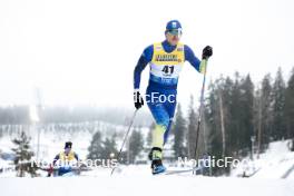 02.03.2024, Lahti, Finland (FIN): Olzhas Klimin (KAZ) - FIS world cup cross-country, 20km, Lahti (FIN). www.nordicfocus.com. © Modica/NordicFocus. Every downloaded picture is fee-liable.
