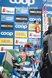 02.03.2024, Lahti, Finland (FIN): Krista Parmakoski (FIN), Johanna Matintalo (FIN), (l-r)  - FIS world cup cross-country, 20km, Lahti (FIN). www.nordicfocus.com. © Modica/NordicFocus. Every downloaded picture is fee-liable.