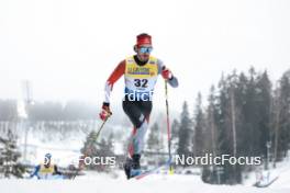 02.03.2024, Lahti, Finland (FIN): Antoine Cyr (CAN) - FIS world cup cross-country, 20km, Lahti (FIN). www.nordicfocus.com. © Modica/NordicFocus. Every downloaded picture is fee-liable.