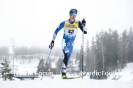 02.03.2024, Lahti, Finland (FIN): Martin Himma (EST) - FIS world cup cross-country, 20km, Lahti (FIN). www.nordicfocus.com. © Modica/NordicFocus. Every downloaded picture is fee-liable.