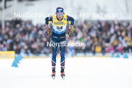 02.03.2024, Lahti, Finland (FIN): Hugo Lapalus (FRA) - FIS world cup cross-country, 20km, Lahti (FIN). www.nordicfocus.com. © Modica/NordicFocus. Every downloaded picture is fee-liable.