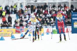 03.03.2024, Lahti, Finland (FIN): Jonna Sundling (SWE), Kristine Stavaas Skistad (NOR), (l-r)  - FIS world cup cross-country, individual sprint, Lahti (FIN). www.nordicfocus.com. © Modica/NordicFocus. Every downloaded picture is fee-liable.