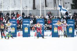 03.03.2024, Lahti, Finland (FIN): Coletta Rydzek (GER), Jonna Sundling (SWE), Kristine Stavaas Skistad (NOR), Desiree Steiner (SUI), Linn Svahn (SWE), (l-r)  - FIS world cup cross-country, individual sprint, Lahti (FIN). www.nordicfocus.com. © Modica/NordicFocus. Every downloaded picture is fee-liable.