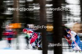 03.03.2024, Lahti, Finland (FIN): Mathilde Myhrvold (NOR), Jasmin Kahara (FIN), (l-r)  - FIS world cup cross-country, individual sprint, Lahti (FIN). www.nordicfocus.com. © Modica/NordicFocus. Every downloaded picture is fee-liable.