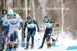 03.03.2024, Lahti, Finland (FIN): Michael Hellweger (ITA), Marius Kastner (GER), (l-r)  - FIS world cup cross-country, individual sprint, Lahti (FIN). www.nordicfocus.com. © Modica/NordicFocus. Every downloaded picture is fee-liable.
