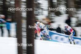 03.03.2024, Lahti, Finland (FIN): Frida Karlsson (SWE), Linn Svahn (SWE), (l-r)  - FIS world cup cross-country, individual sprint, Lahti (FIN). www.nordicfocus.com. © Modica/NordicFocus. Every downloaded picture is fee-liable.