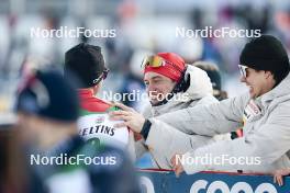 03.03.2024, Lahti, Finland (FIN): Valerio Grond (SUI), Janik Riebli (SUI), (l-r)  - FIS world cup cross-country, individual sprint, Lahti (FIN). www.nordicfocus.com. © Modica/NordicFocus. Every downloaded picture is fee-liable.
