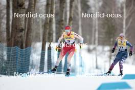 03.03.2024, Lahti, Finland (FIN): Alina Meier (SUI), Samantha Smith (USA), (l-r)  - FIS world cup cross-country, individual sprint, Lahti (FIN). www.nordicfocus.com. © Modica/NordicFocus. Every downloaded picture is fee-liable.