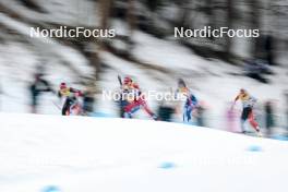 03.03.2024, Lahti, Finland (FIN): Artistic photo of third group, women race - FIS world cup cross-country, individual sprint, Lahti (FIN). www.nordicfocus.com. © Modica/NordicFocus. Every downloaded picture is fee-liable.