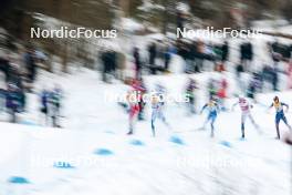 03.03.2024, Lahti, Finland (FIN): Artistic photo of second group, women competition - FIS world cup cross-country, individual sprint, Lahti (FIN). www.nordicfocus.com. © Modica/NordicFocus. Every downloaded picture is fee-liable.
