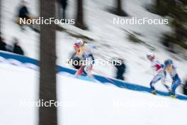 03.03.2024, Lahti, Finland (FIN): Desiree Steiner (SUI), Frida Karlsson (SWE), Linn Svahn (SWE), (l-r)  - FIS world cup cross-country, individual sprint, Lahti (FIN). www.nordicfocus.com. © Modica/NordicFocus. Every downloaded picture is fee-liable.