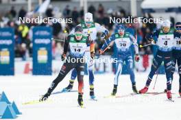 03.03.2024, Lahti, Finland (FIN): Emil Danielsson (SWE), Renaud Jay (FRA), (l-r)  - FIS world cup cross-country, individual sprint, Lahti (FIN). www.nordicfocus.com. © Modica/NordicFocus. Every downloaded picture is fee-liable.