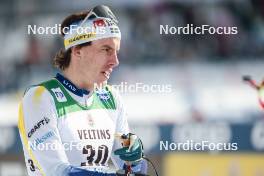 03.03.2024, Lahti, Finland (FIN): Johan Haeggstroem (SWE) - FIS world cup cross-country, individual sprint, Lahti (FIN). www.nordicfocus.com. © Modica/NordicFocus. Every downloaded picture is fee-liable.