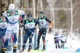 03.03.2024, Lahti, Finland (FIN): Michael Hellweger (ITA), Marius Kastner (GER), (l-r)  - FIS world cup cross-country, individual sprint, Lahti (FIN). www.nordicfocus.com. © Modica/NordicFocus. Every downloaded picture is fee-liable.