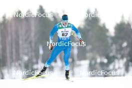03.03.2024, Lahti, Finland (FIN): Olzhas Klimin (KAZ) - FIS world cup cross-country, individual sprint, Lahti (FIN). www.nordicfocus.com. © Modica/NordicFocus. Every downloaded picture is fee-liable.