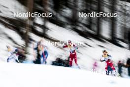03.03.2024, Lahti, Finland (FIN): Kristine Stavaas Skistad (NOR), Katerina Janatova (CZE), (l-r)  - FIS world cup cross-country, individual sprint, Lahti (FIN). www.nordicfocus.com. © Modica/NordicFocus. Every downloaded picture is fee-liable.