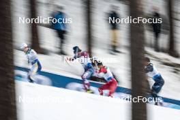 03.03.2024, Lahti, Finland (FIN): Emil Danielsson (SWE), James Clinton Schoonmaker (USA), Benjamin Moser (AUT), Michael Hellweger (ITA), (l-r)  - FIS world cup cross-country, individual sprint, Lahti (FIN). www.nordicfocus.com. © Modica/NordicFocus. Every downloaded picture is fee-liable.