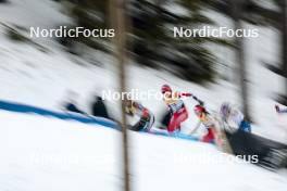 03.03.2024, Lahti, Finland (FIN): Mathilde Myhrvold (NOR), Anja Weber (SUI), (l-r)  - FIS world cup cross-country, individual sprint, Lahti (FIN). www.nordicfocus.com. © Modica/NordicFocus. Every downloaded picture is fee-liable.
